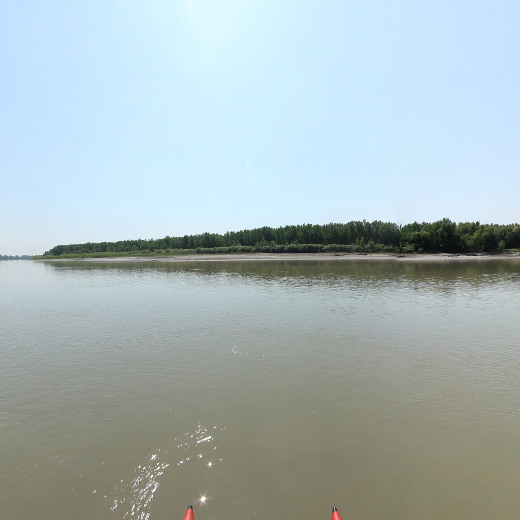 Missouri River Williston scene image looking forward