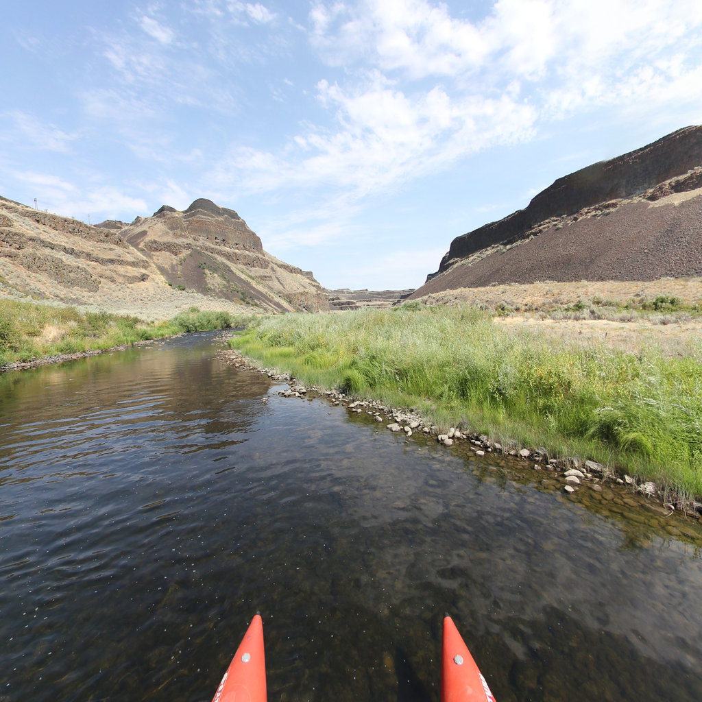 Palouse Falls to Lyons Ferry scene image looking forward