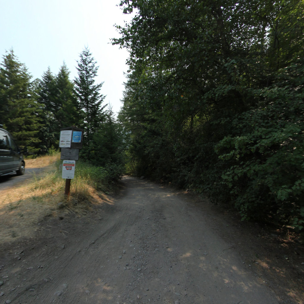 St Lawrence Creek Fishing Access scene image looking forward