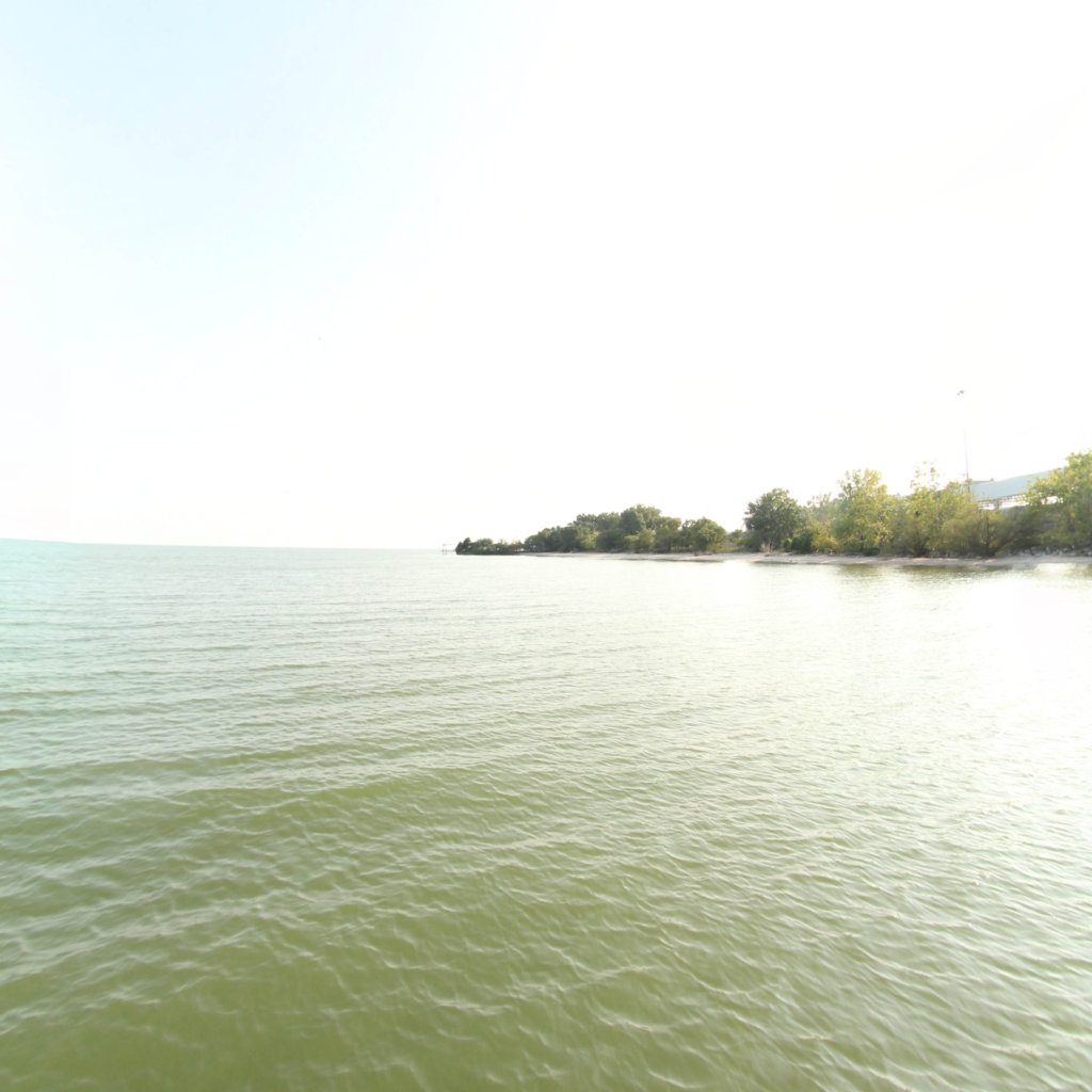 River Raisin and Lake Erie Shoreline scene image looking forward