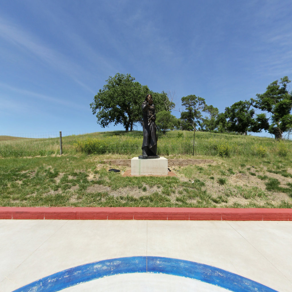 Chief Standing Bear scene image looking forward