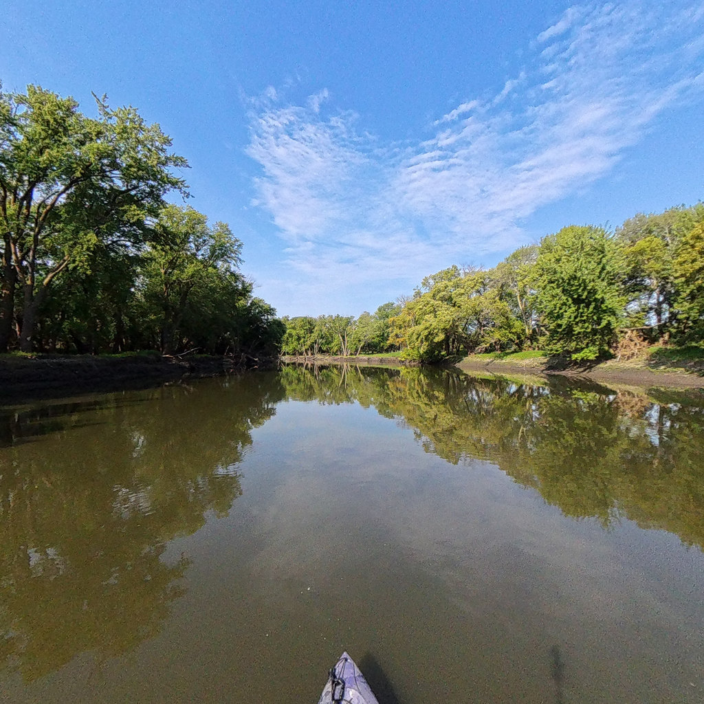 Sioux Rapids to Riverside Access scene image looking forward